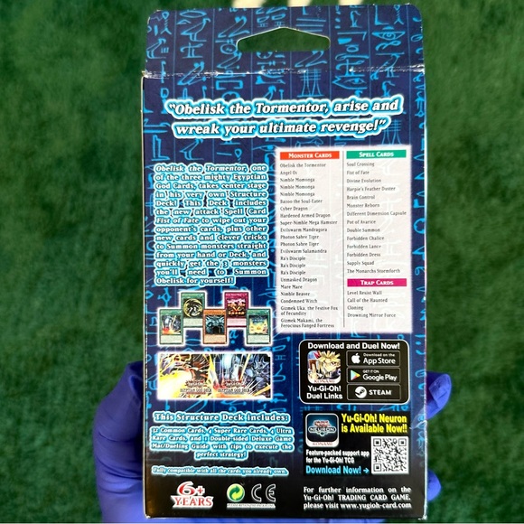 Yu-Gi-Oh! Egyptian God Deck Obelisk The Tormentor - Picture 2 of 4